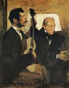 Edgar Degas Artist-s Father and Pagand Spain oil painting artist